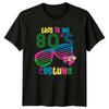 This Is My 80'S Costume T-Shirt, Retro Sunglasses and Skate Design