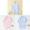 Baby Cotton Long Sleeve Romper With Open Crotch For Newborns Safe And Soft
