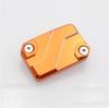 CNC Aluminum Motorcycle Front Brake Reservoir Cap For RC125 RC200 RC390 Orange