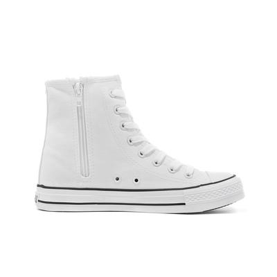 Women's Vulcanized Shoes New Flat Bottom Casual Canvas Shoes with Inner Zipper Women's Shoes Zapatos De Mujer Sneakers Sneaker