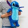 MORIPiLO Disney Závěsný box na kapesníky Box na kapesníky Měkký a roztomilý Plyšový papírový box do auta Disney Morishita Polštář (Kryt Stitch na zeď) Cca. 40cm, Hladký,