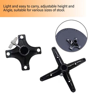 Drum Stool Seat Base Bracket Replacement Seat Throne Base Holder Drum Stool Supporting Base Percussion Instrument Part