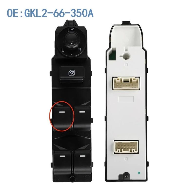 Front Left Electric Window Control Switch GKL2-66-350A for Mazda 6 2014-2016 KF33-66-350A for 2012- Mazda CX-5 14+12P