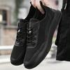 Fashion Handmade Men Casual Sneakers Outdoor Breathable Mesh Walking Shoes New Comfort Soft Tennis Shoes Summer Lightweight Sports Shoes