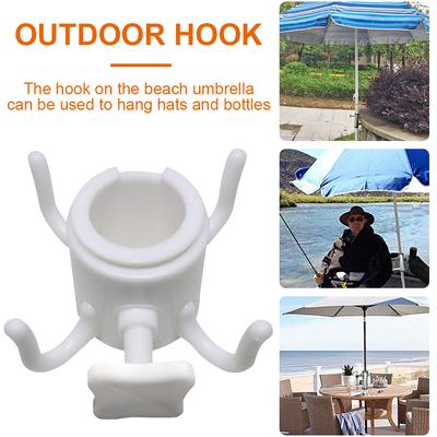Outdoor Strand Sonnenschirm Haken Nagel Vier Beine Haken Garten Camping Schirm Kunststoff Vier Zinken Aufhänger Werkzeug