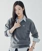 LEE Women'S V-Neck Knit Charcoal