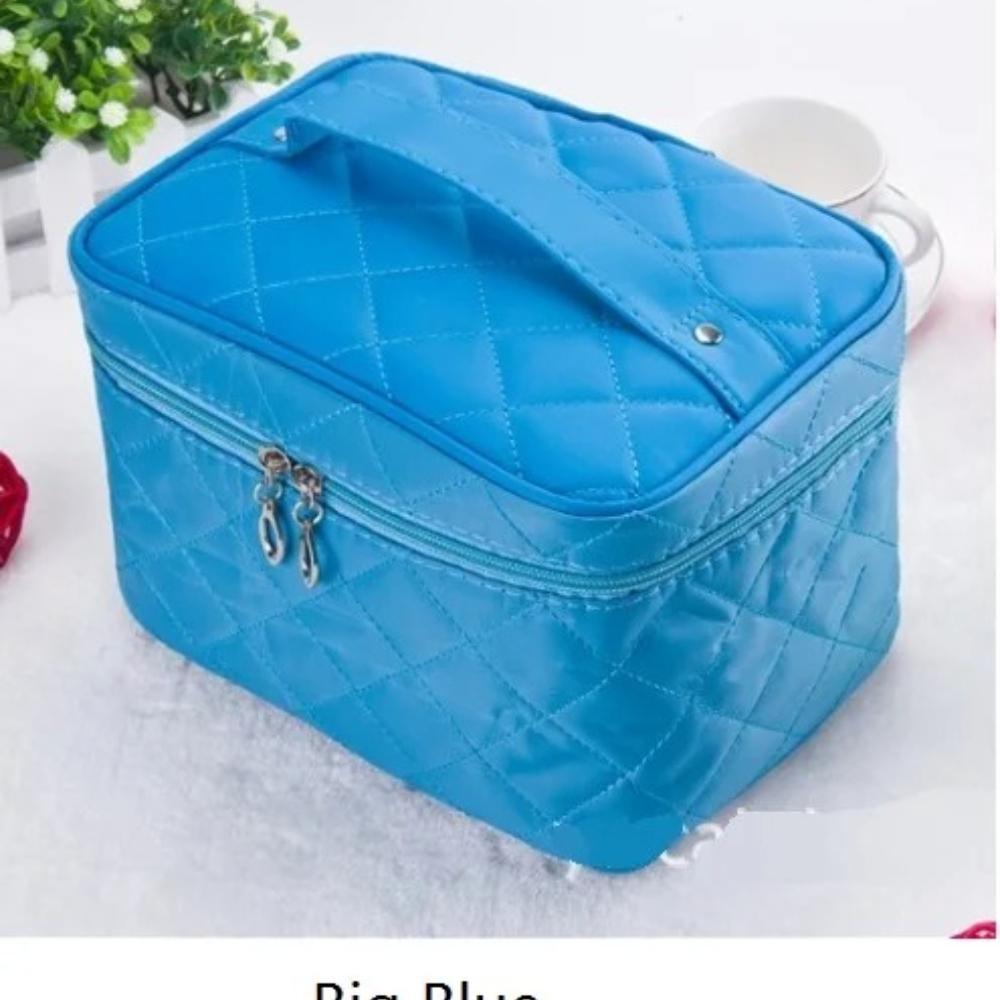 Women's Makeup Bag, Quilted Professional Makeup Bag, Large-Capacity Women's Organizer Tote, Travel Toiletry and Makeup Bag
