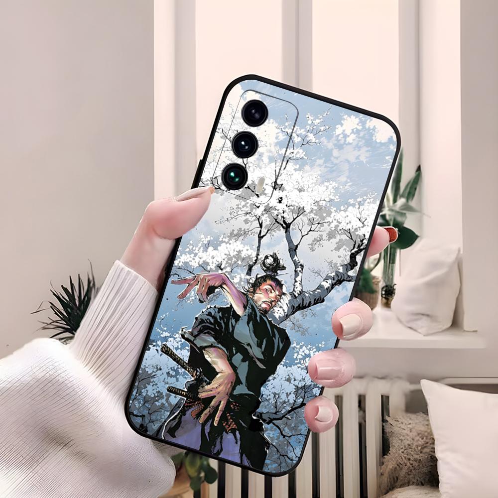 Классический чехол для телефона Vagabond Manga для Samsung S26 S25 Edge S24 S23 S22 S21 Ultra Plus Fe A55 56 15 4G 5G Galaxy Силиконовый чехол Galaxy S24