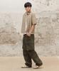 AGOD Cargo Strap Parachute Cotton Pants [Khaki]