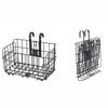 Black Bicycle Hanging Basket Foldable Bike Carrier Bag Bicycle Storage Basket  For Road Bicycles