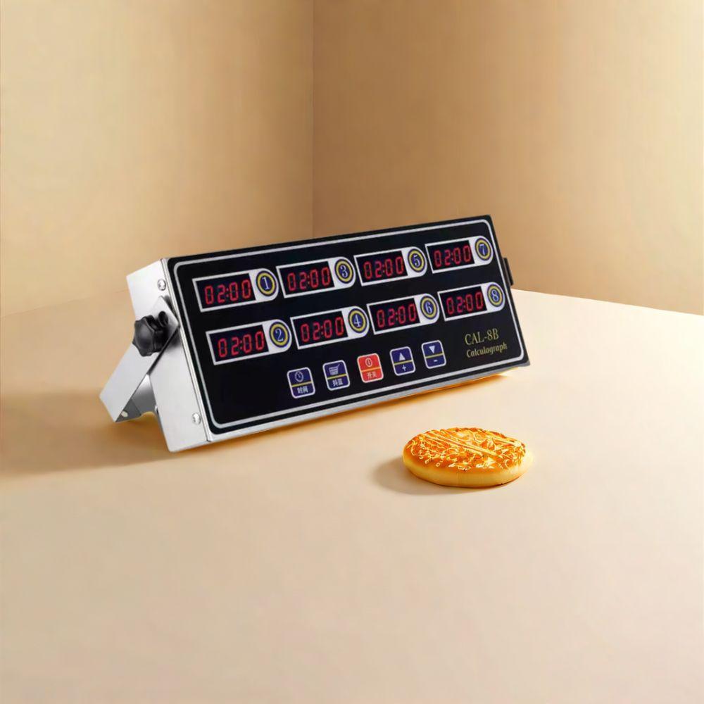 4/6/8 Channels Fried Chicken Timer US/EU Plug Cooking Reminder Commercial Kitchen Timer  Restaurant
