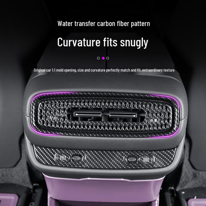 Xiaomi SU7 Rear Seat USB Port Protective Cover & Button Mod