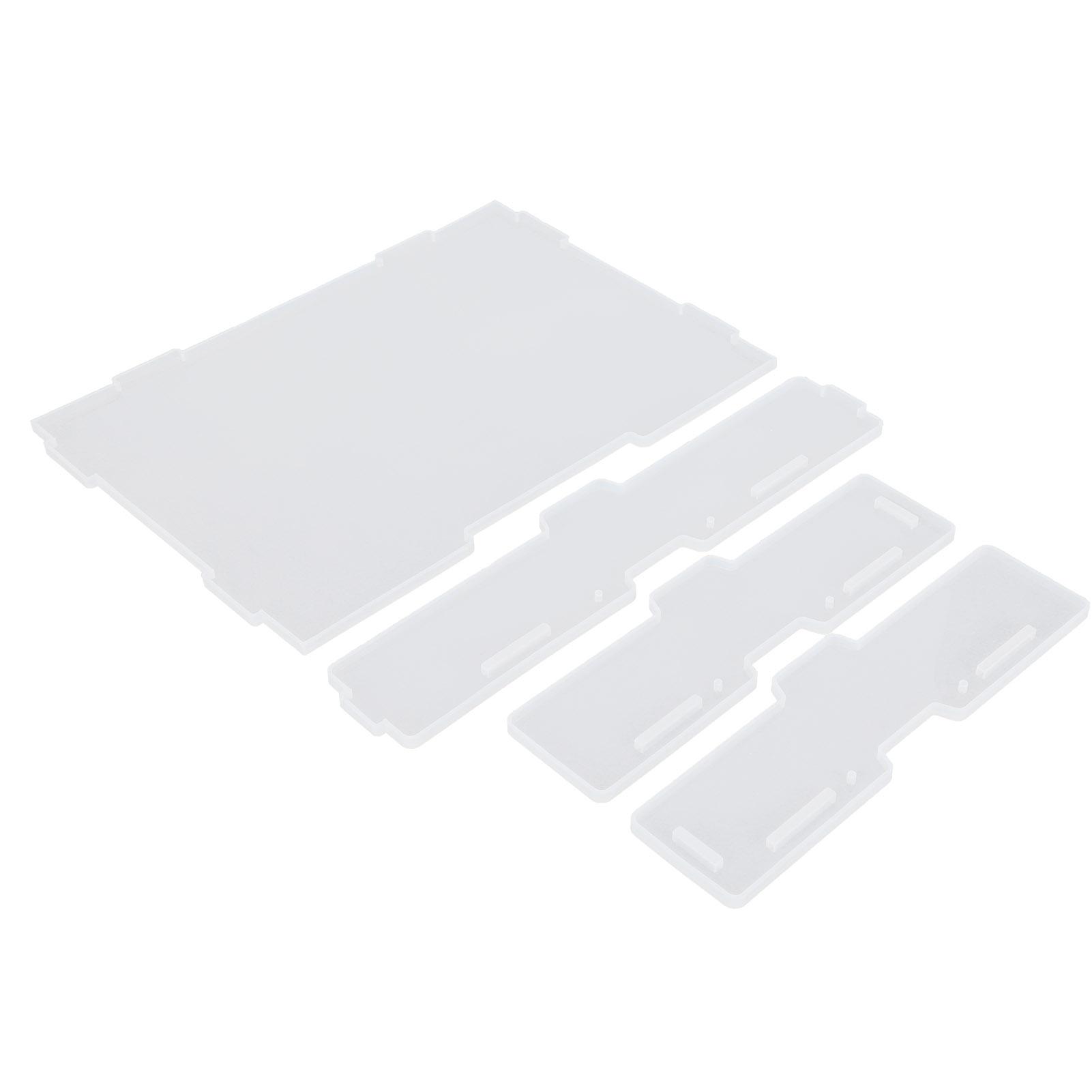 

Эпоксидная форма Сделай сам Кристальная настольная коробка для хранения папок Блокнот Силиконовая форма Офисные канцелярские товары