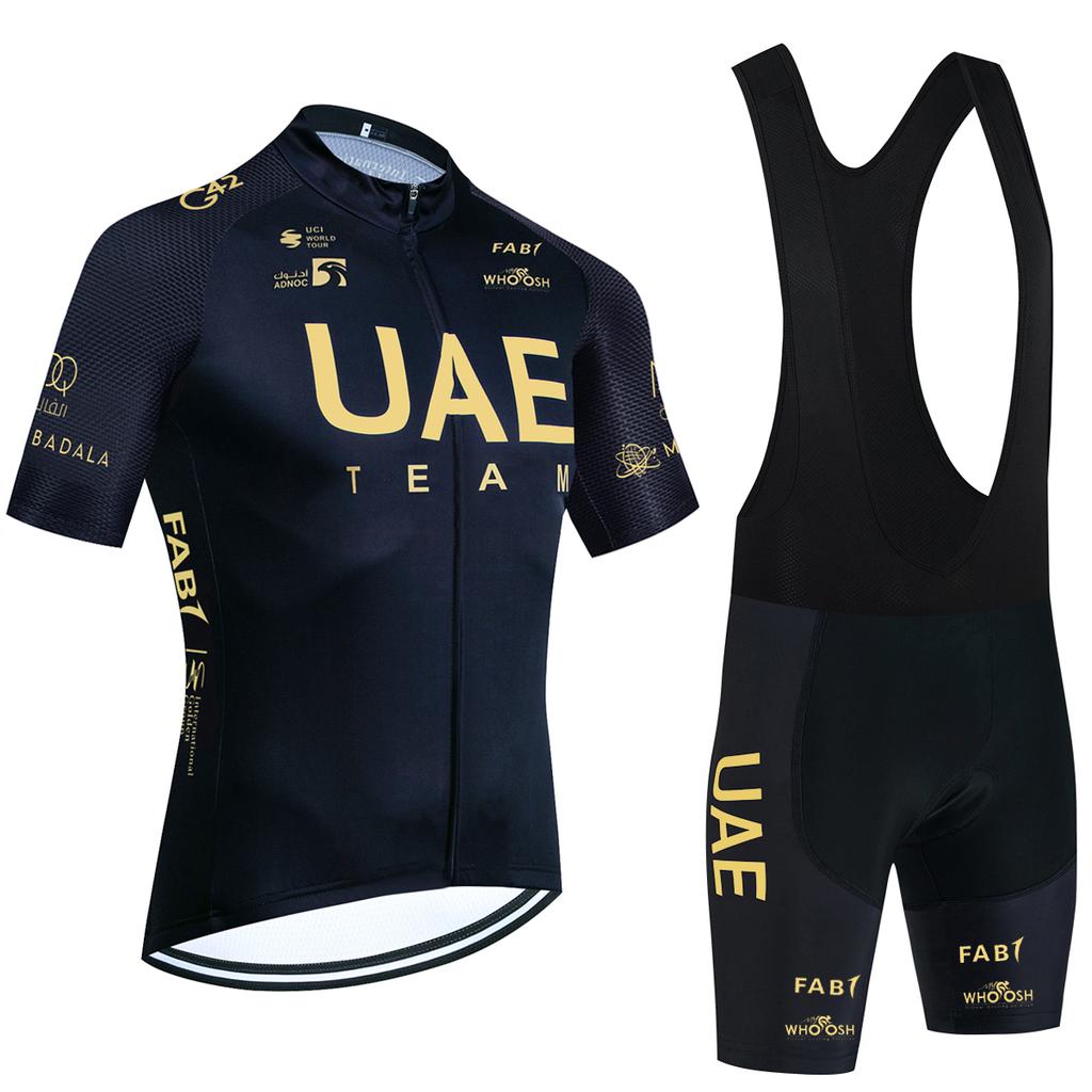 New Cycling Jersey Gold Color Team Bike Jersey Shorts Set Men Women Quick Dry Ropa Ciclismo Pro Bicycle T-Shirt Clothing
