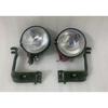 Fit For Willys Jeep MB Ford GPW Headlight Light with Bracket Pair Left & Right