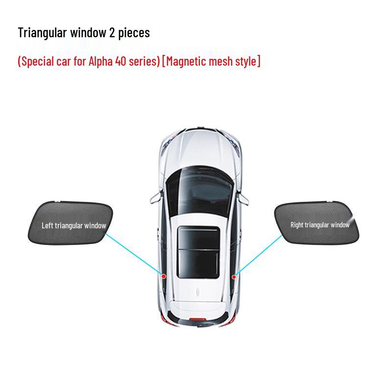 

Магнитная сетка-шторка от солнца для Toyota Alphard серии 40: Теплоизоляция и защита от комаров Alphard 40 Series