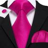 Designer Blue Ties for Men 10 Styles Necktie Pocket Square Cufflinks Set Wedding Dating Party
