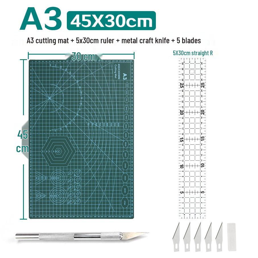 Cut-Resistant Art Knife Paper Cutting Mat - Handmade In A1, A3, A4, A5 Sizes for Engraving