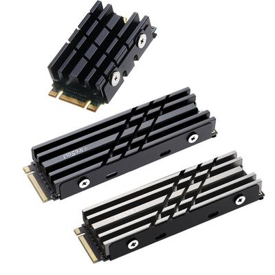 Aluminum Alloy Solid State Hard Disk Radiator PC Accessories Hard Drive Heat Sink Double-sided Thermal Pad for Nvme 2242/2280