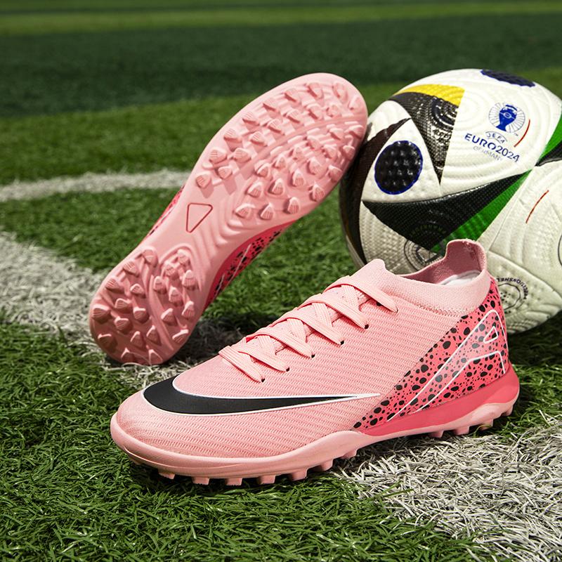 Men professional soccer shoes sport ultra-light non-slip unisex football boots cleats FG/TF Boy grass training shoes