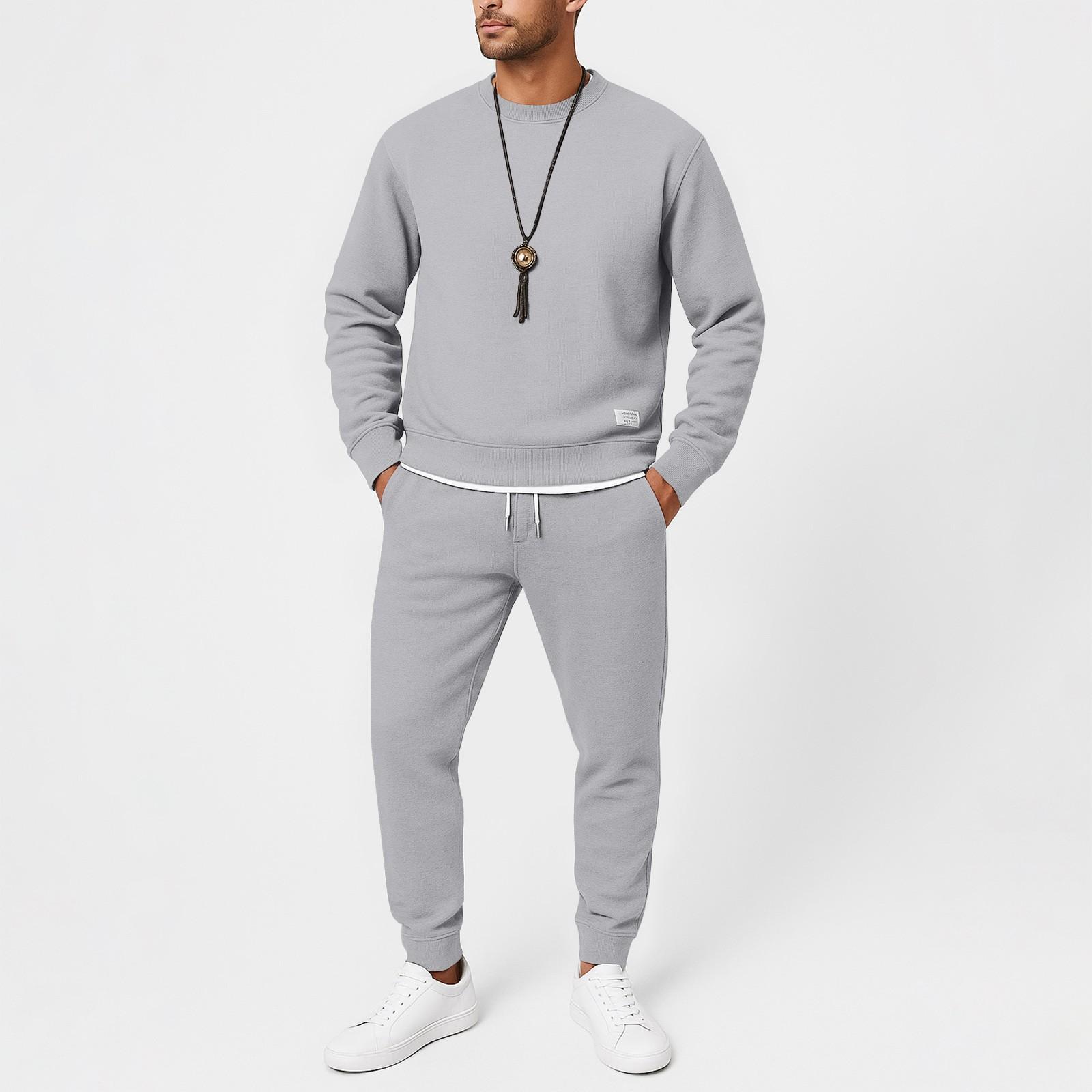 

Men s Spring Two Piece Fashion Sports And Leisure Set L