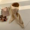 Solid Color Cotton Linen Scarves Thin Pure Color Silk Scarf All-match Square Handkerchief  Female
