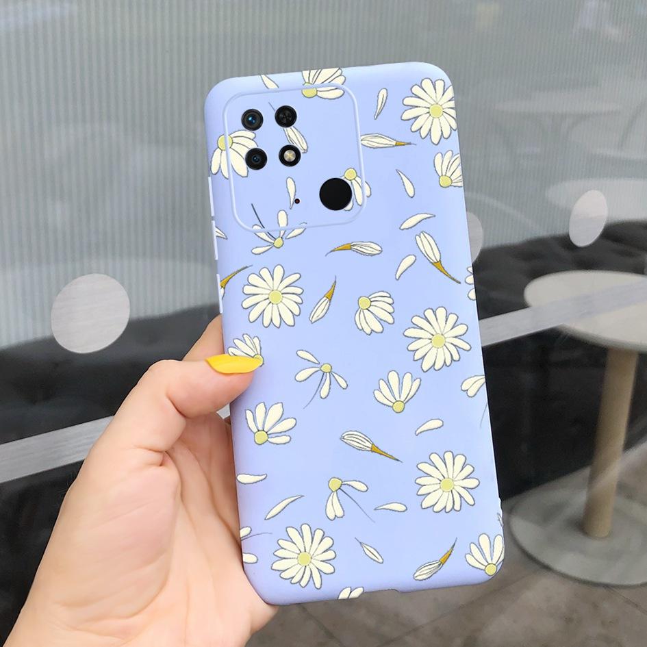 For Xiaomi Redmi 10C Phone Case New Popular Flower Painted TPU Cover For Xiaomi Redmi 10C 4G Bumper Redmi10C NFC 2022 Soft Funda