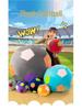 Kreative Fußball-Plüschpuppe: Stoffkissen mit Cartoon-Motiv für die Unterhaltung von Kindern und als Geburtstagsgeschenk