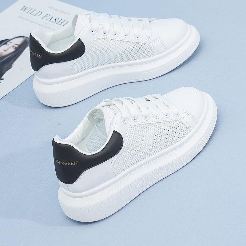 Spring and Summer New McQueen Women's Platform Versatile Women's Shoes Casual Sports Board Shoes Women