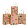 StoBag 2026 NEW Polka Dot Kraft Paper Gift Bags Reusable Eco Friendly Tote for Birthday Party Favor Packaging Shopping