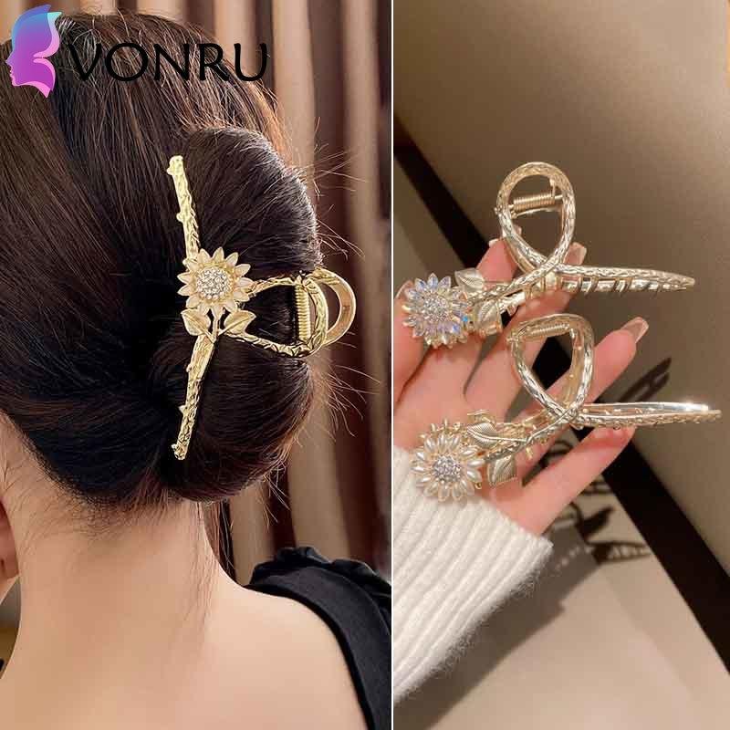 

Шикарные волосы Когти для женщин Девушки Элегантная белая роза Barrette Заколки для волос Темперамент Шпильки Краб Головной убор Ювелирные изделия