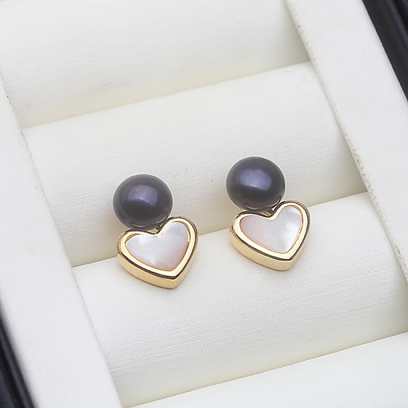 

Real Natural White Silver 925 Pearl Earrings,Bridal Mini Small Freshwater Stud Earrings With Pearls Wife Girl Birthday Gift Pink