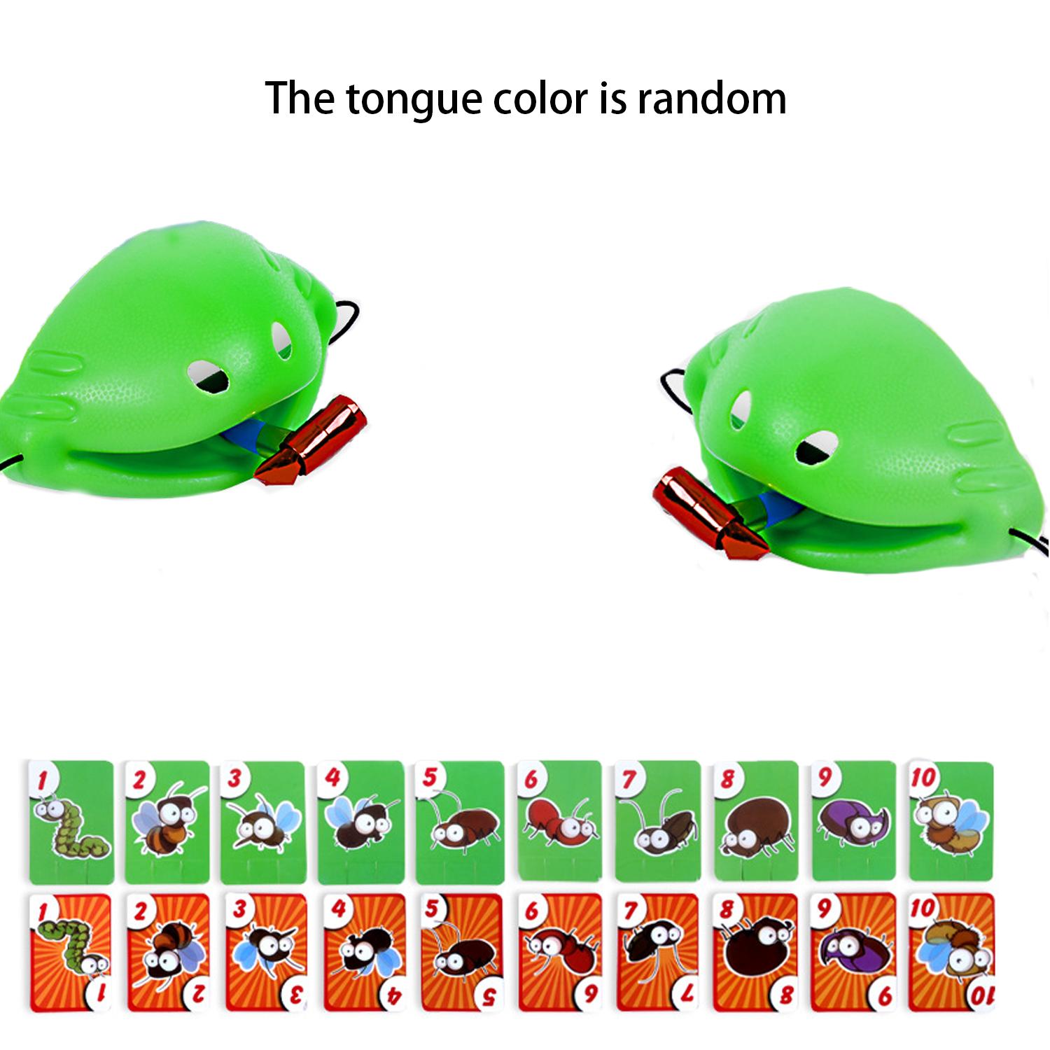 

Настольная игра Язык лягушки Игрушка для питомцев Интерактивная настольная карточная игра для родителей и детей