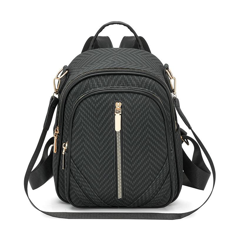 Schoolbag New Women's Large Capacity PU Candy Color Dopamine Color Backpack Backpack Change Bag Fashion Out