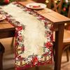 Christmas Ball Table Runner Merry Christmas Decorations For Home 2026 Cristmas Table Cover Navidad Noel Gift New Year Tablecloth