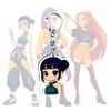 Witch Hunters Keychain Rich Character Modeling Lightweight Portable Key Chain Vibrant Color