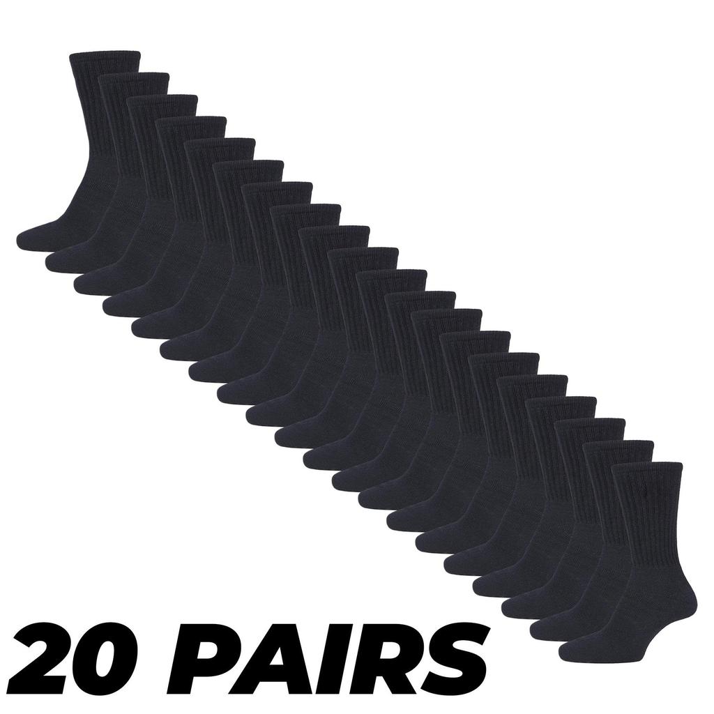 Soxy Men's Cotton Socks (Pack of 20)