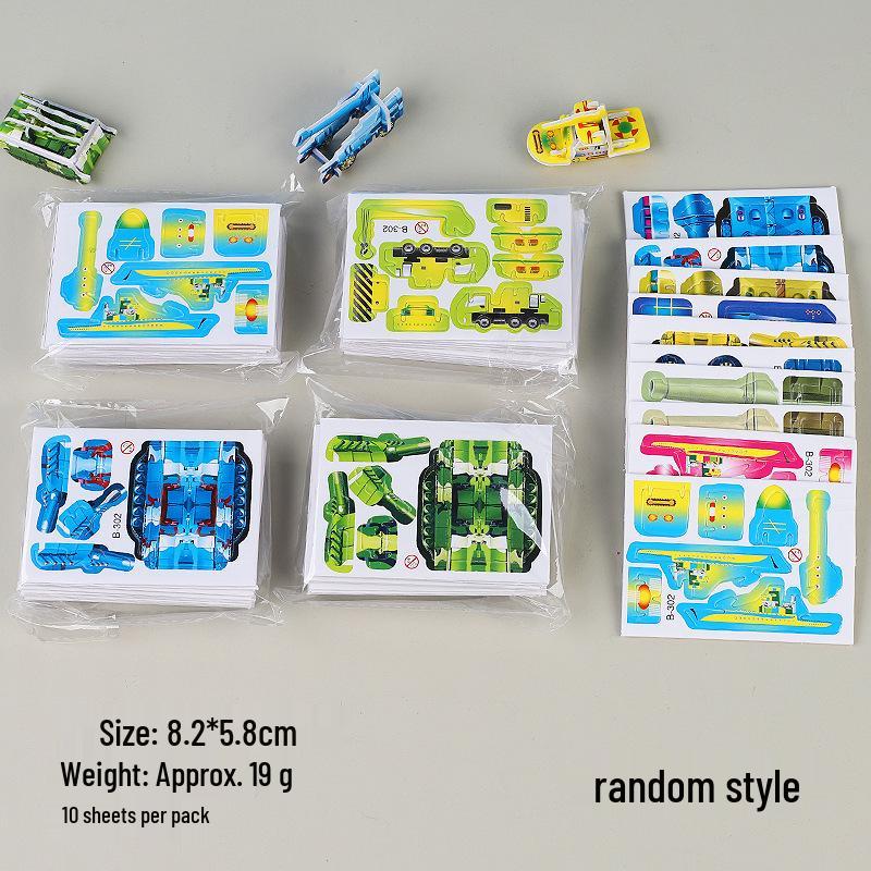 Children s 3D Cartoon Dinosaur Jigsaw Puzzle - DIY Educational Toy for Early Learning