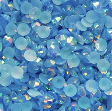 5000pcs 5mm Jelly ab Flatback Resin Rhinestones Small Package Non-hotfix Rhinestonesfor DIY Crafts