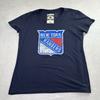New York Rangers Blue Stretchy T-Shirt Womens 2XL NWT Swoop Neck Unisex T-Shirt