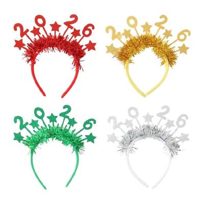Sparkly 2026 Star Hair Accessory Practical Fabric Headwear Costume Headbands For Celebrations Costume Parties