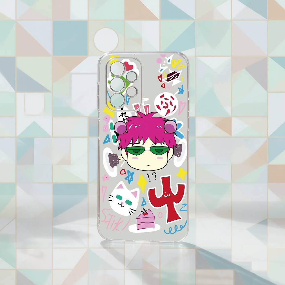 Kusuo Saiki Phone Case For Samsung S25,S24,S21,S22,S23,S30,Ultra,S20,Plus,Fe Transparent Cover