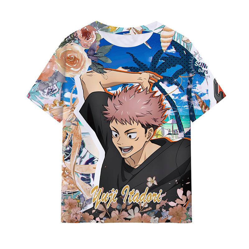 Jujutsu Kaisen Satoru Gojo Japanese Anime 3D Print T-shirt Men T-Shirt Hip Hop Streetwear Summer Harajuku TOP