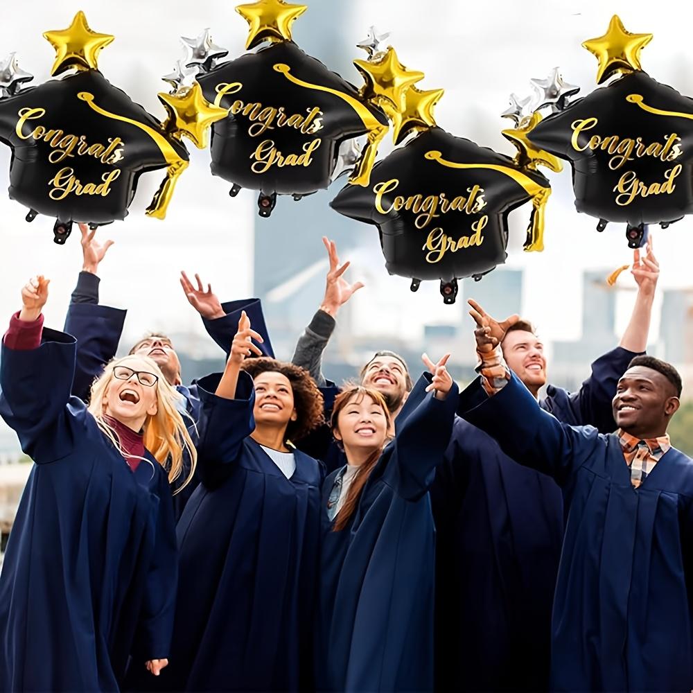 3/6Pcs Graduation Party Balloon Helium Globe Foil Balloon Congrats Grad School Celebrations 2026 Party Decor Globos Balloons