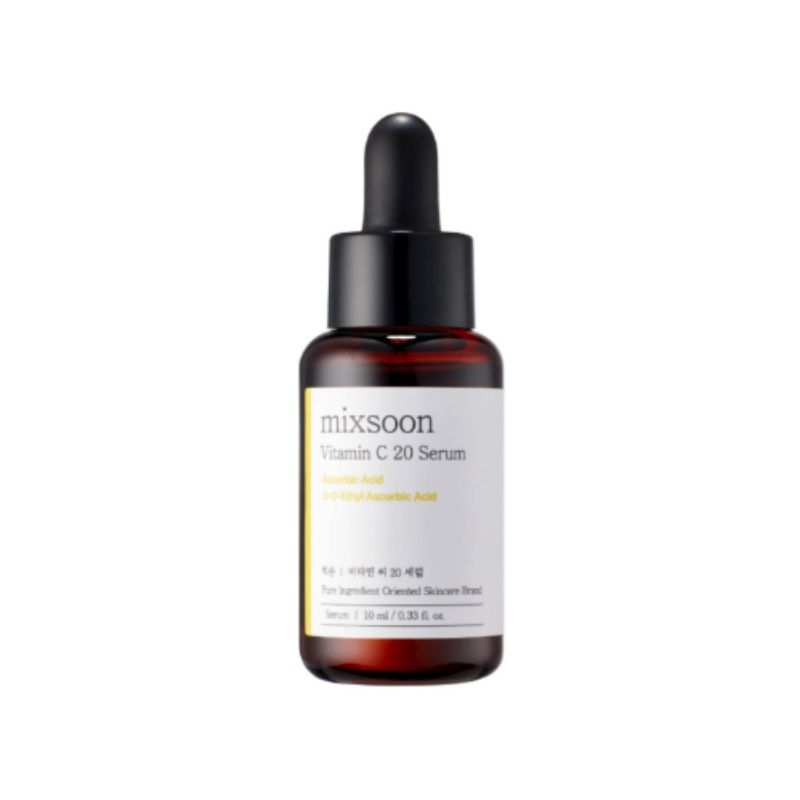 mixsoon Vitamin C 20 Serum 10ml – High Potency Brightening Korean Vitamin C Serum for Glowing Skin
