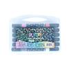 24/48/72/96 Colors Dual Brush Tip Glitter Art Markers Metallic Paint Marker Pens DIY Crafts Birthday Cards, Making Poster, Album