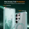 For Samsung Galaxy S25 Ultra Magnetic Case Ring Holder Kickstand TPU + PC Phone Cover