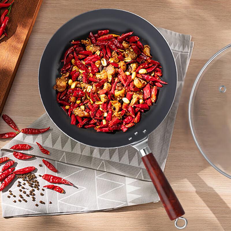 Supor Non-Coated Fine Iron Flat-Bottom Wok