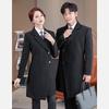 Teluoman Professional Unisex Winter Wool Blend Business Coat