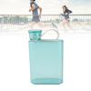 Flat Water Bottle Plastic Lk Proof Transparent   Portable Paper Water Bottle 380ml